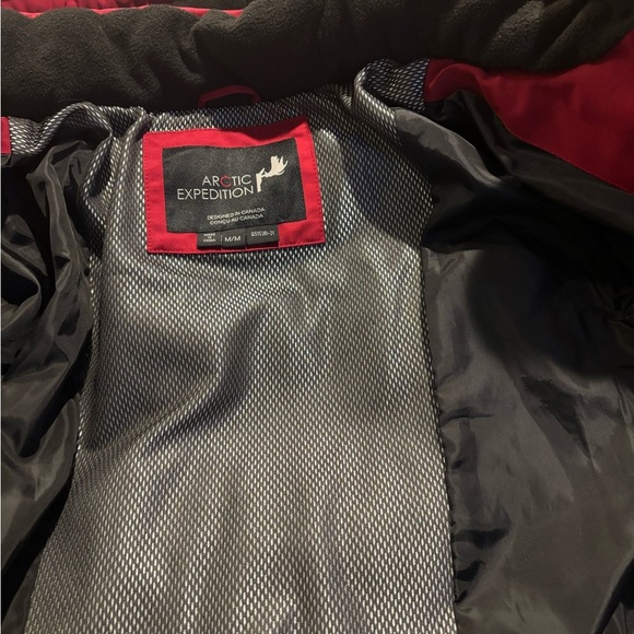 Arctic Expedition Quilted Zip Front Down Ref Puffer jacket in size medium - Picture 14 of 16